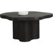 Bellona 67 X 65 inch Charcoal Black Dining Table